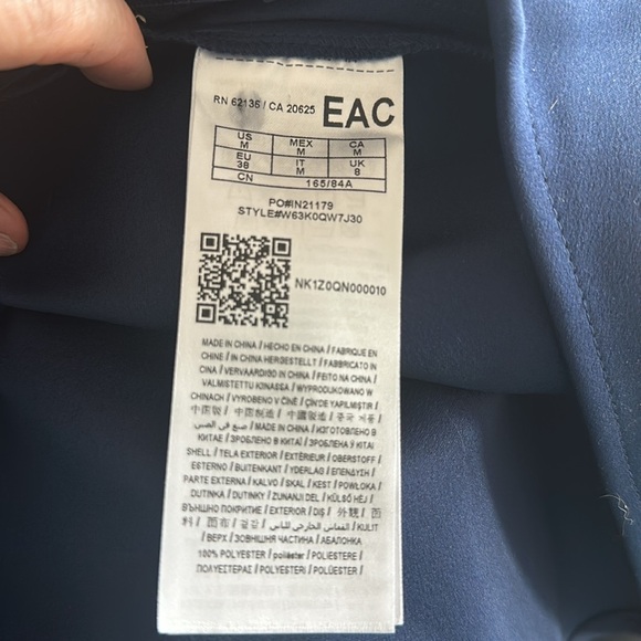 Guess New with tag agrafia  dress in Hawaiian blue - Picture 11 of 12